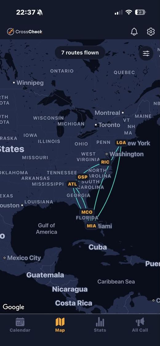 Route map